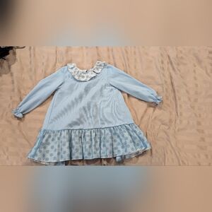 Baby blue girls dress, Brand Del Sur, size 36 months,